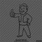 Fallout 76 Pipboy Vault Boy Vinyl Decal Version 1 - S4S Designs