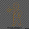 Fallout 76 Pipboy Vault Boy Vinyl Decal Version 1 - S4S Designs