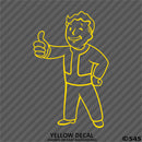 Fallout 76 Pipboy Vault Boy Vinyl Decal Version 1 - S4S Designs