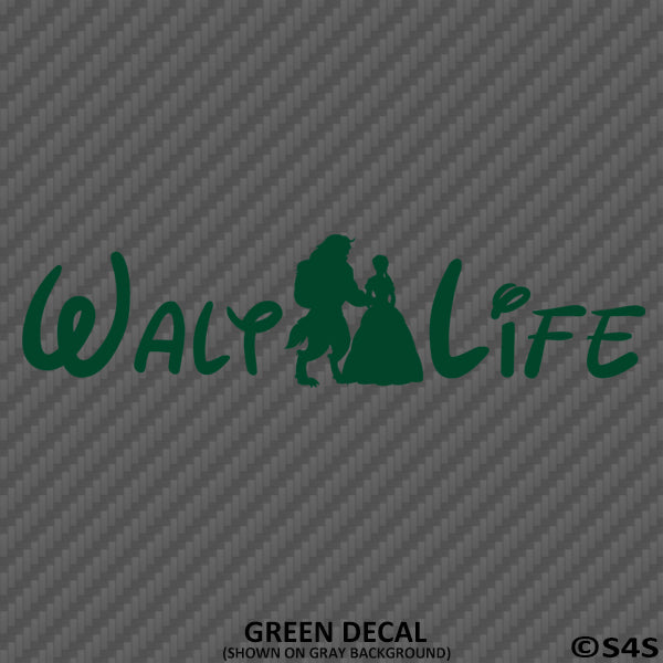 Walt Life "Beauty And The Beast" Disney Inspired Vinyl Decal - S4S Designs