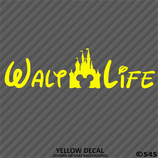 Walt Life "Castle" Disney Inspired Vinyl Decal - S4S Designs