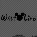 Walt Life "Mickey Ears" Disney Inspired Vinyl Decal - S4S Designs
