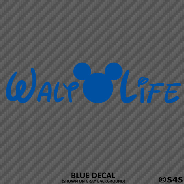 Walt Life "Mickey Ears" Disney Inspired Vinyl Decal - S4S Designs