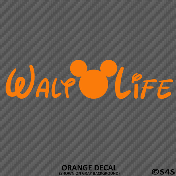 Walt Life "Mickey Ears" Disney Inspired Vinyl Decal - S4S Designs