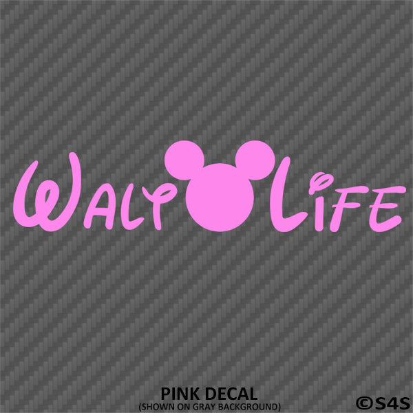 Walt Life "Mickey Ears" Disney Inspired Vinyl Decal - S4S Designs