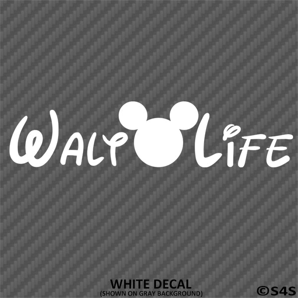 Walt Life "Mickey Ears" Disney Inspired Vinyl Decal - S4S Designs
