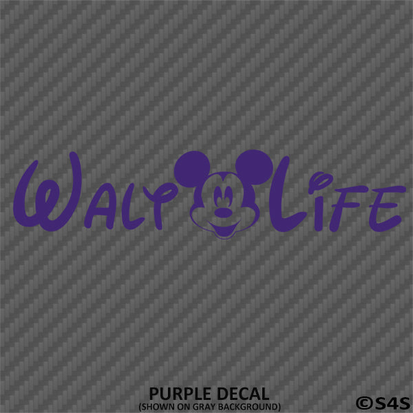 Walt Life "Mickey Mouse" Disney Inspired Vinyl Decal - S4S Designs