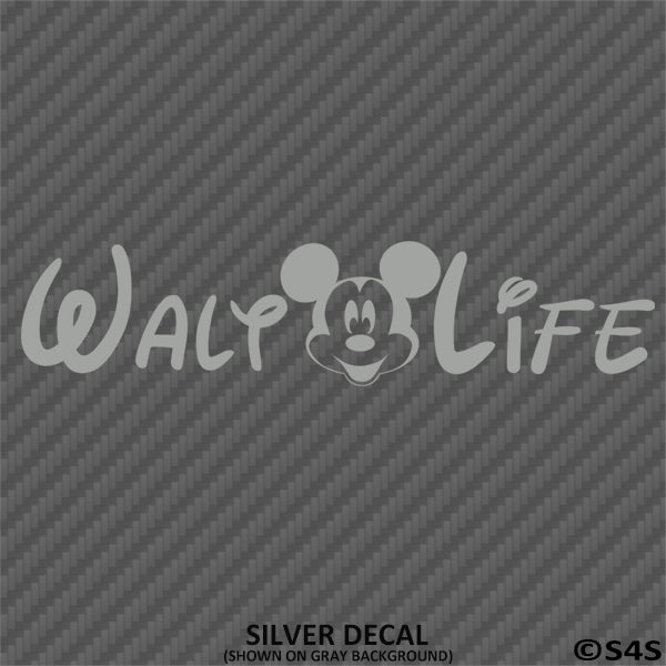 Walt Life "Mickey Mouse" Disney Inspired Vinyl Decal - S4S Designs