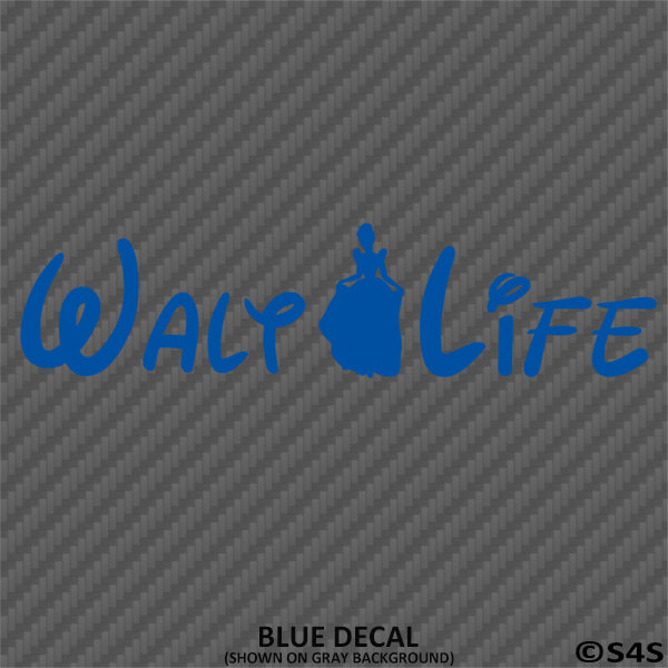 Walt Life "Princess" Disney Inspired Vinyl Decal - S4S Designs