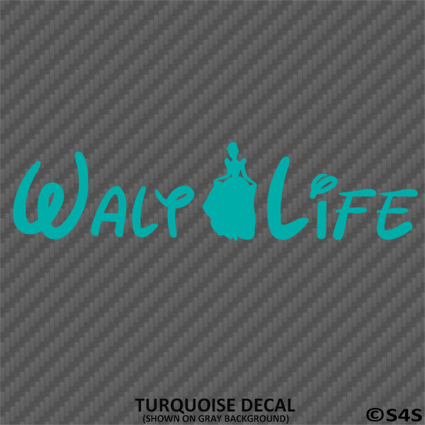 Walt Life "Princess" Disney Inspired Vinyl Decal - S4S Designs
