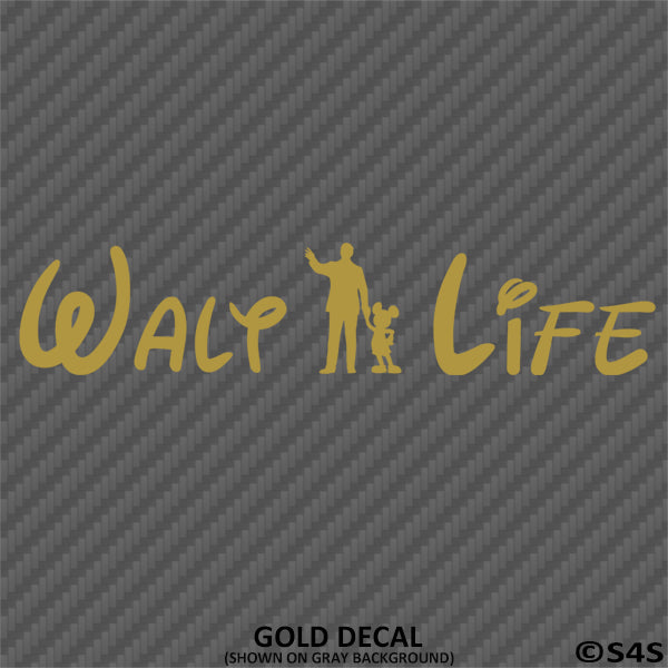 Walt Life "Walt & Mickey" Disney Inspired Vinyl Decal - S4S Designs