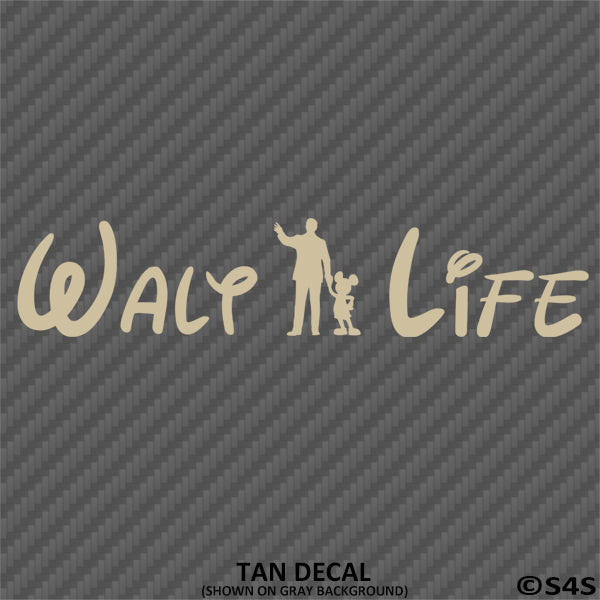 Walt Life "Walt & Mickey" Disney Inspired Vinyl Decal - S4S Designs