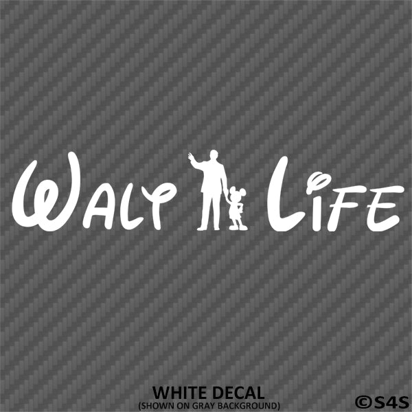 Walt Life "Walt & Mickey" Disney Inspired Vinyl Decal - S4S Designs