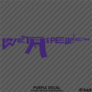 We The People Rifle Silhouette 2A American Patriotic Vinyl Decal