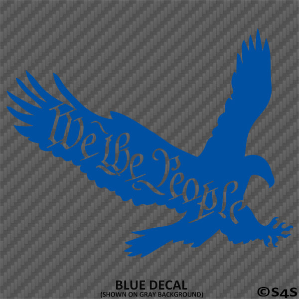 We The People American Eagle 2A Patriotic Vinyl Decal