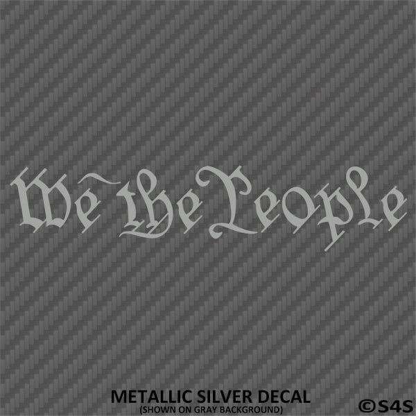 We The People 2A American Patriotic Vinyl Decal - S4S Designs