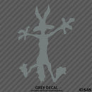 Wile E. Coyote Wall Splat Vinyl Decal - S4S Designs
