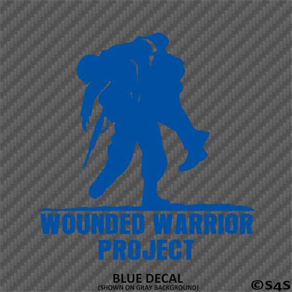 Wounded Warrior Project Patriotic Military Vinyl Decal