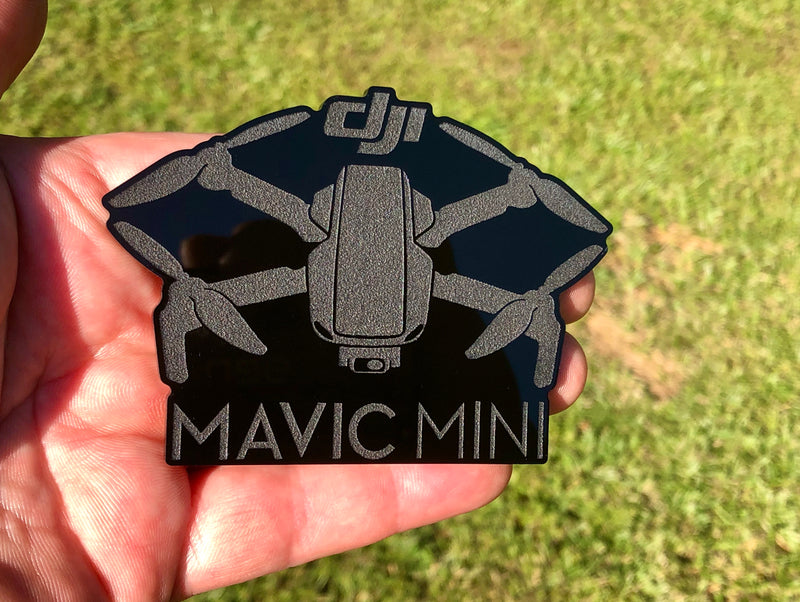 "Mavic Mini" Acrylic Case Badge - S4S Designs
